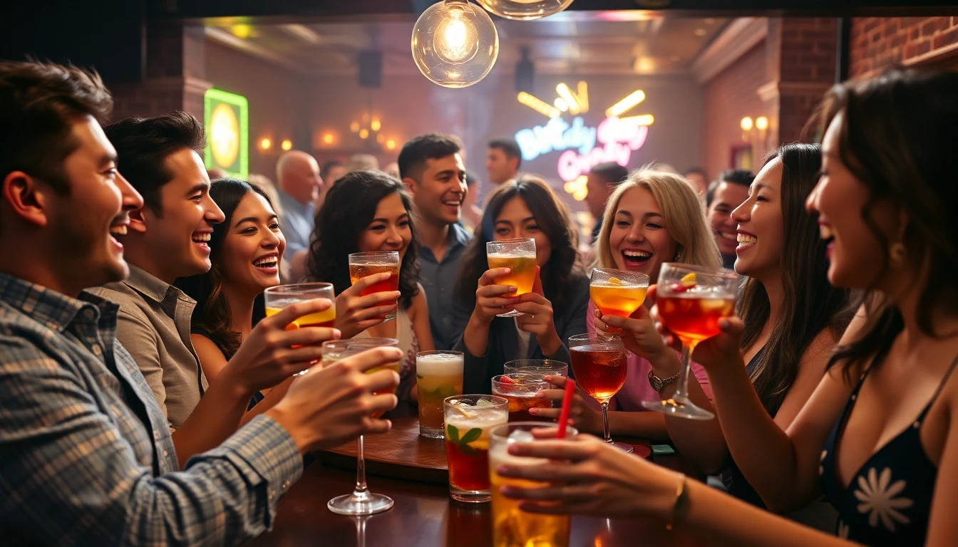 Bar em uma festa de aniversário