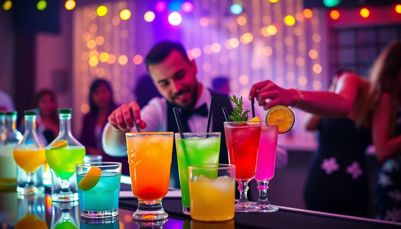 Bar em uma festa de debutante